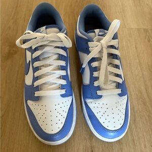 Nike Dunk Low Sky Blue and White Athletic Shoes